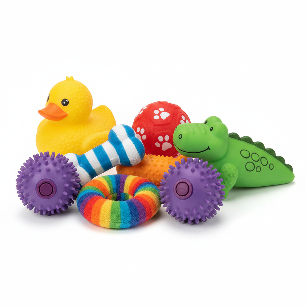 Squeaky toys til hunde